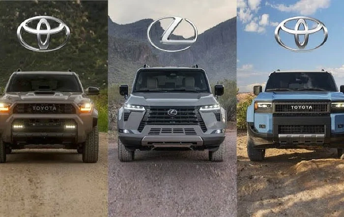 4Runner Trailhunter vs. Land Cruiser vs. GX550 Overtail+ Specs & Capability Comparison