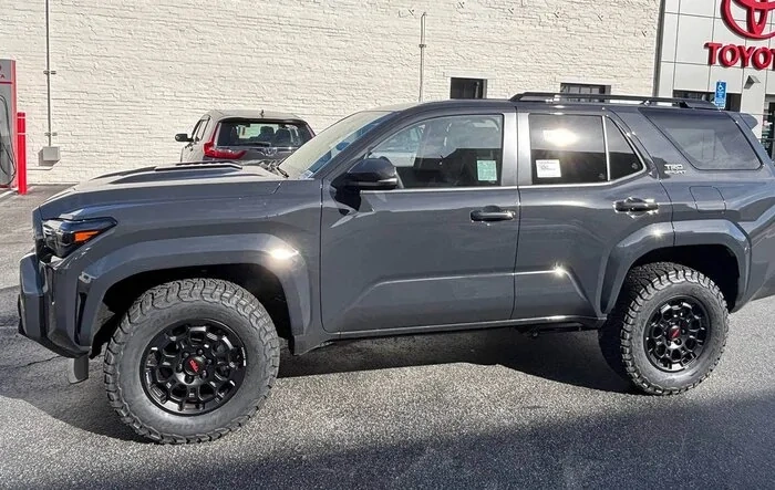 Factory Sequoia/Tundra OEM BBS Forged wheels + KO3 tires installed on 2025 4Runner 6th gen