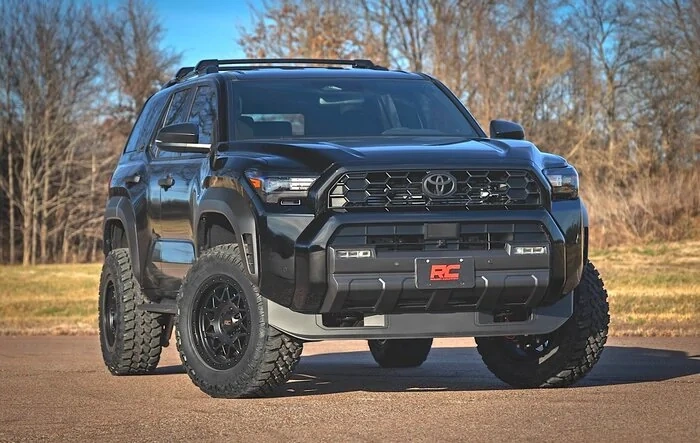 Rough Country 3.5" Inch Lift Kit 2025+ 4Runner 6th Gen build w/ Mud Terrains, 0 Offset Wheels (for TRD Off-Road)