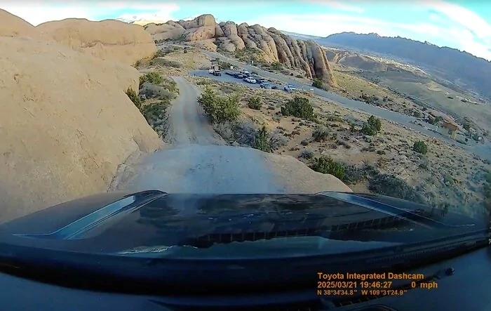 2025 4Runner on Hell's Revenge, Moab (Factory Integrated Dashcam Footage)