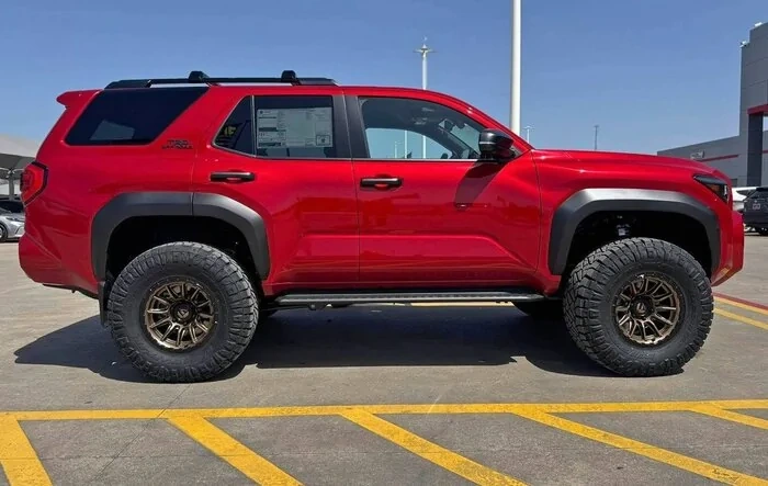 Supersonic Red TRD Off-Road build: 17" Fuel Wheels Bronze +25 offset, 3" lift, 35's (35x12.50R17) Ridge Grapplers