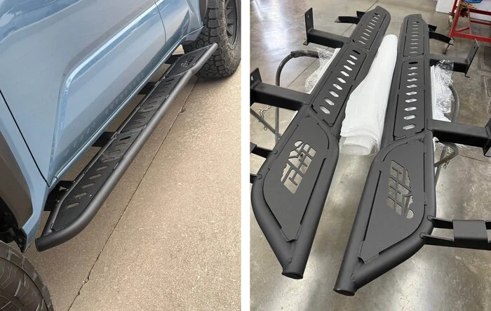 CBI Overland Rock Sliders Installed