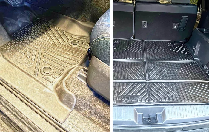 Lasfit Floor Mats / Cargo Liner Mat Installed (4runner with third row)