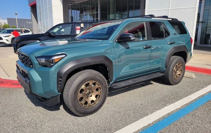 Trailhunter wheels installed on TRD Off-Road