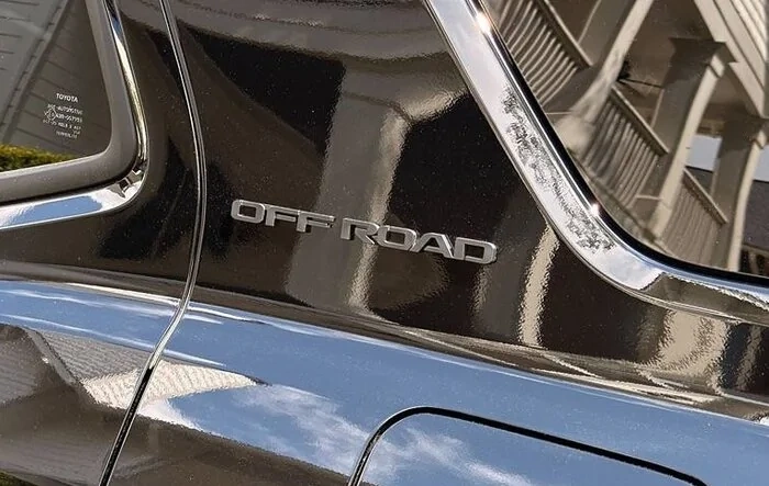 TRD badge delete on my TRD ORP