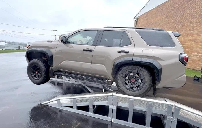 4Runner dealer training test drive event & accessories / parts display