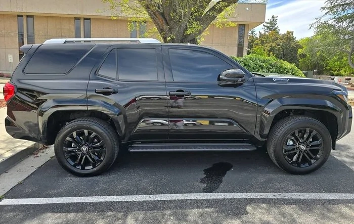 Debadged, Dechromed & Powder Coated Wheels Black (Limited)