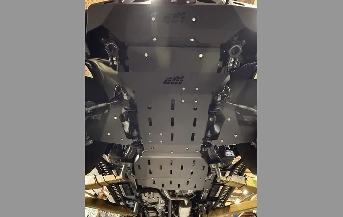 CBI full skid plates and lower control arm (LCA) skids installed