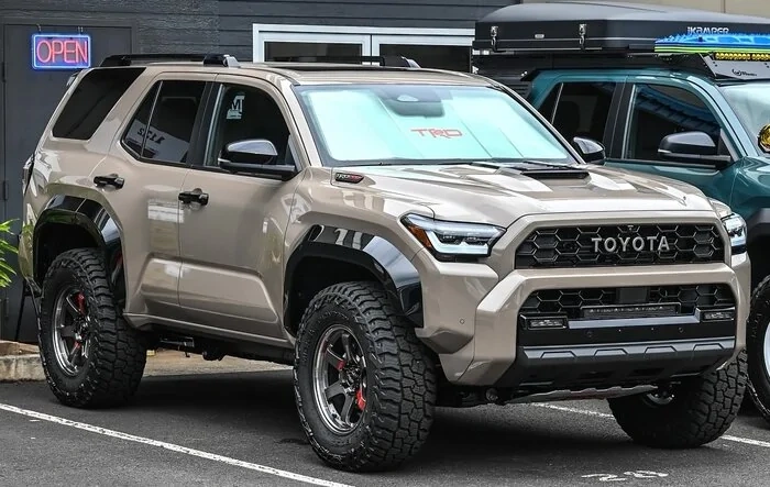 Mudbath TRD Pro 2025 4Runner Build: 35's Baja Boss A/T + Rays TE37 +22 Offset 18" Wheels on Stock Suspension