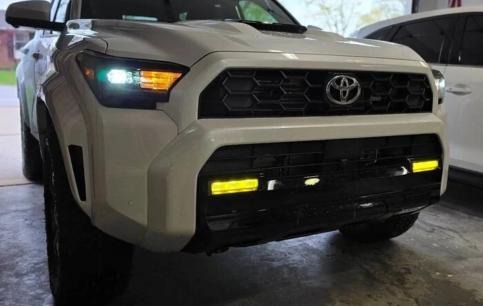 Fog Light Overlays Installed