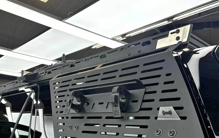 Westcott Lo-Pro Roof Rack, molle and recovery board mount installed - photos & video