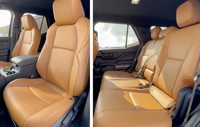 Katzkin leather seat covers (Autumn color) in 2025 4Runner