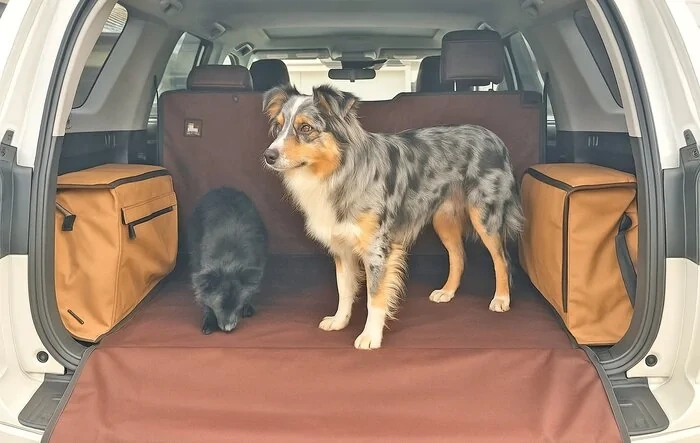 Canvasback Cargo Liners Covers installed (dogs & pets protection)