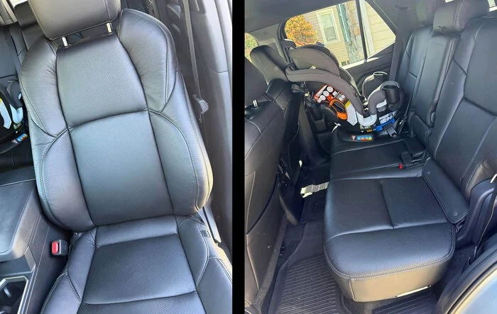 Katzkin Black Perforated Leather Seat Covers & Seat Heaters installed in SR5