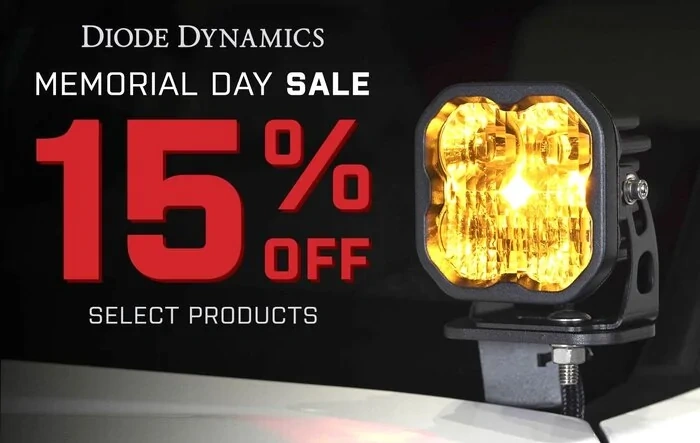 Memorial Day Sale at Diode Dynamics | Pods, Rock Lights, Bulbs, and MORE!