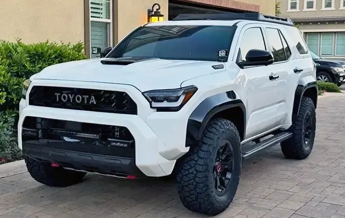 Stock TRD Pro with 295/70/18 tires (Toyo Open Country R/T Trail)