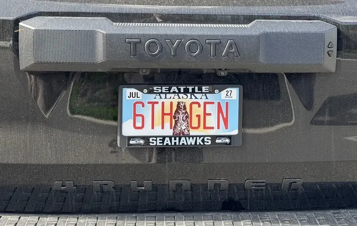 Custom vanity license plate. What's yours?