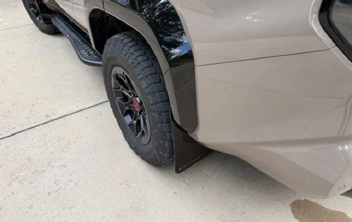Rally Armor Mud Flaps installed on TRD Pro 2025 4Runner 6th gen