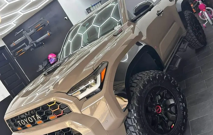 TRD Pro on 295/70/18 Toyo Open Country R/T Pro tires + Westcott collar lift kit