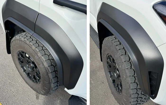 EZLIP Fender Flares installed