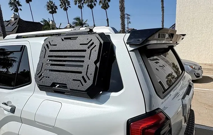 Zekzoop Rear Side Window Storage Box Installed