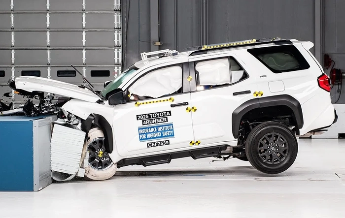 Crash Test Rating & Results (by IIHS) for 2025 4Runner 6th Gen