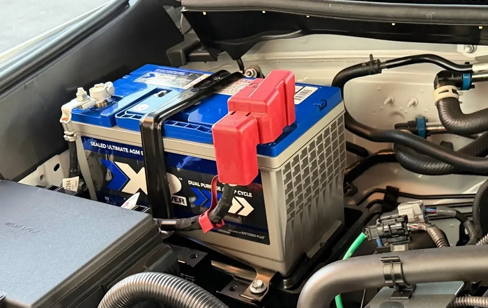Group 27 AGM Battery Upgrade Installed