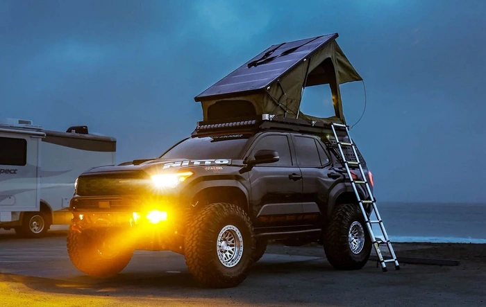 Inspired Overland Carbonlite-X Rooftop Tent RTT installed