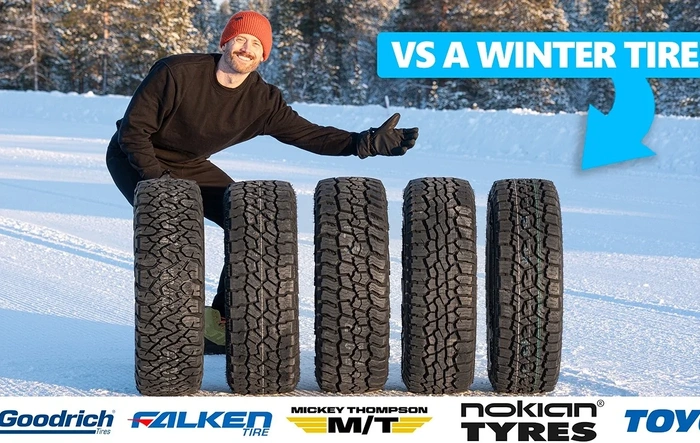 Best All-Terrain A/T Tires in Snow & Ice (Comparison Test Review)