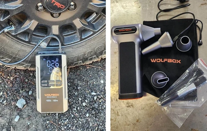 Review: Wolfbox 4-in-1 Jump Starter With Air Compressor & MF200 Compressed Air Duster