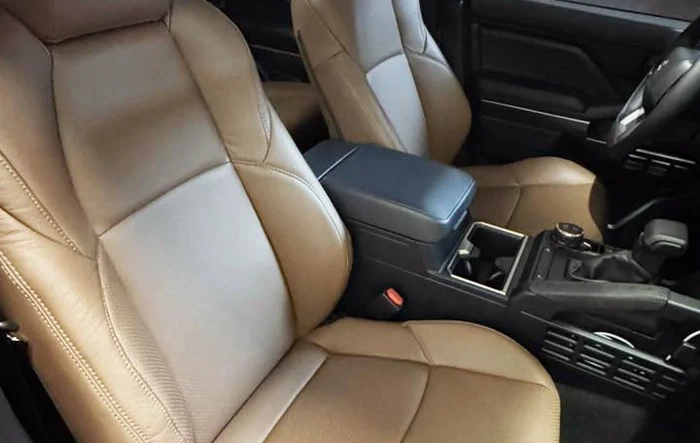 Katzkin Leather Seats - Walnut Color installed