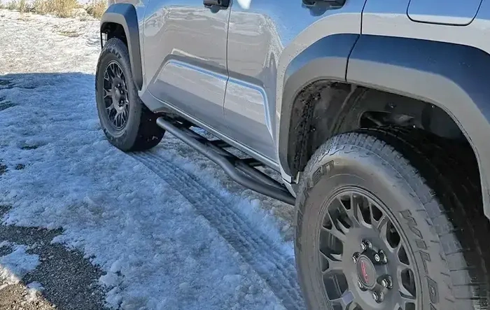 CaliRaised TRAIL EDITION Rock Sliders install on TRD ORP