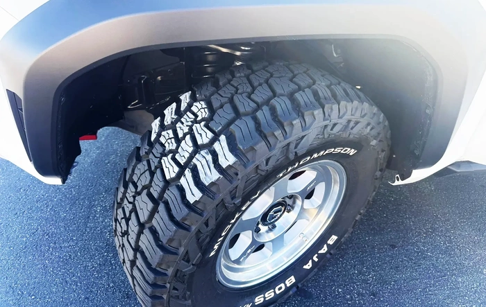 What PSI tire pressure are you running on bigger wheels / tires setup? Chalk tested Baja Boss A/T @ 30PSI