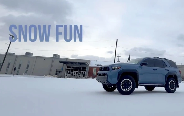 Winter fun in Texas with part time 4 wheel drive