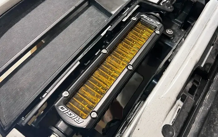 Rigid Selective Yellow SAE Fog Light Kit installed (Toyota Tundra (22+), Sequoia (23+), Tacoma (24+), 4Runner (25+))