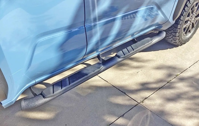 TYGER rider side steps bars (nerf bars) - installed