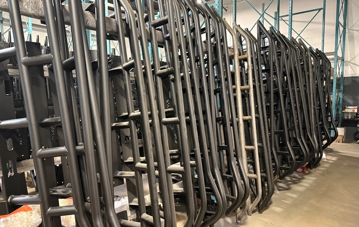 Cali Raised Skid Plates, Rock Rails, Ditch Lights and Factory Tour