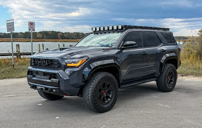TRD Pro on Westcott Preload Collar Lift Kit + Dobinsons Rear Springs + 35" Tires (Nitto Recon Grappler 295/70R18)
