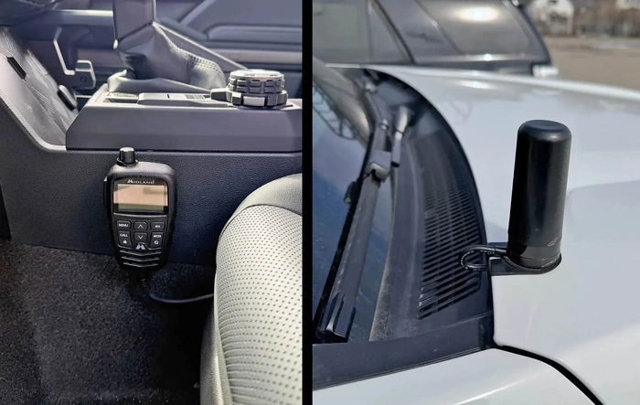 Midland MXT575 GMRS Two Way Radio 50 Watt - Hidden Install