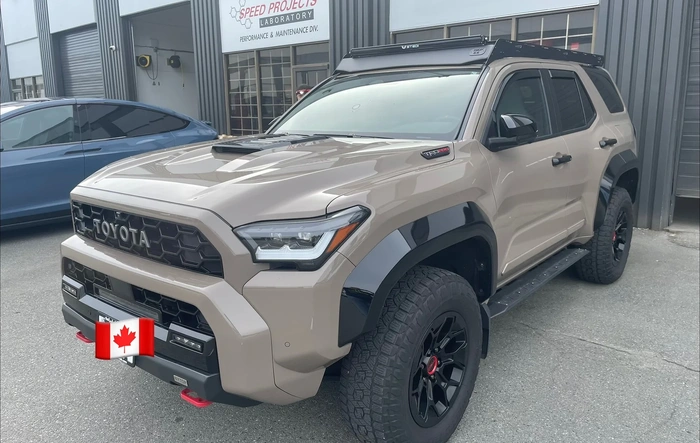 TRD Pro Build: NYTOP bumper & sliders, Timbren bump stops, Van44 rack, Stedi lightbar, OK Expedition skid plate, Greenlane control arm skid plate