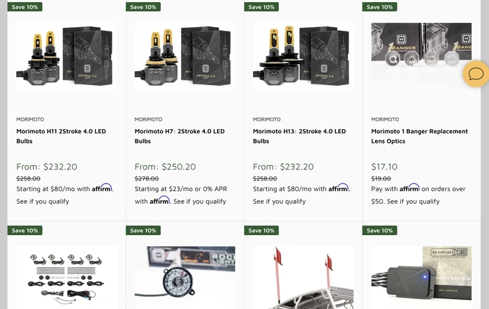 10% off Morimoto starts now!