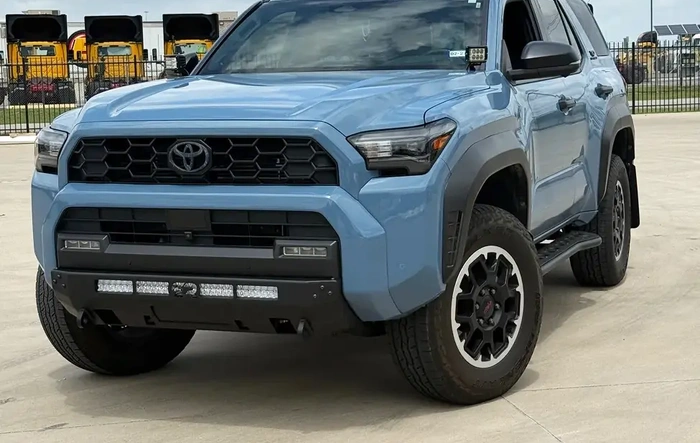 Cali Raised LED Stealth Bumper + 32" Inch Light Bar install