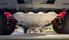 OEM TrailHunter steel skid plates (front, rear, transfer case) installed on 2025 4Runner Off-...webp